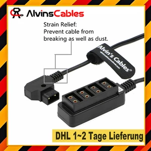 Connettore DTap a 4 porte DTap splitter cavo di alimentazione per telecamere ARRI RED TILTA 60 cm - Foto 1 di 10