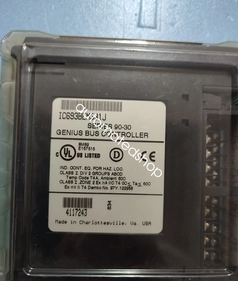 1PC NEW GE FANUC IC693BEM331J SERIES 90-30 GENIUS BUS CONTROLLER DHL or FedEX - Image 1 of 1
