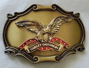 New Vtg. Harley Davidson Belt Buckle 1978 75th Anniv. Raintree-Made in the U.S.A - Picture 1 of 5