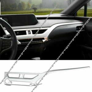 For Lexus UX 200 250h 2019-21 Silver Inner Central Console Dashboard Strip Trim - Foto 1 di 8