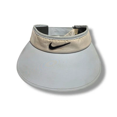Nike Women's Lightweight Sport Golf Tennis Visor Hat Blue White OSFM Adjustable - Image 1 of 4