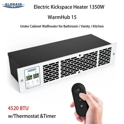 ALORAIR Electric Kickspace Heater 4520BTU Toe Kick Embedded w/Thermostat & Timer - Image 1 of 4