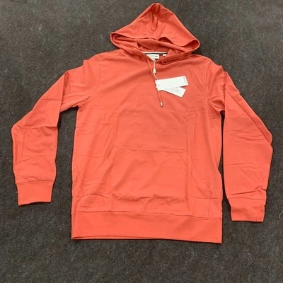 LACOSTE Long Sleeve Hooded T-shirt Men's Size US 4-M Pink - Image 1 of 4