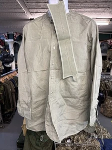 Rare 1950's Van Heusen British Army Officers Poplin Cotton Shirt & Collar 16" - Picture 1 of 9