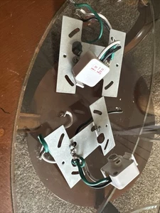 Lote de 2 soportes de montaje de luces de pista con arnés de cableado transformador - Imagen 1 de 4