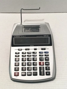 Canon P23-DH V Calculator Clock Calendar 2 Color Printing Office Machine Adding - Picture 1 of 12