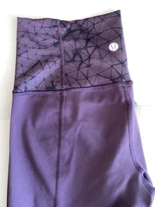 6 Lululemon Maroon leggings yoga Groove - Picture 1 of 7