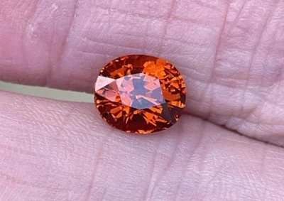 Natural, Earth Mined 5.03ct. Mandarin Spessartite Garnet, VVS-IF - Image 1 of 4