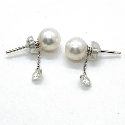 SIN TARIFA Joyería Pendientes Perforados Perla Oro Blanco 4110866 Foto 1 de 4