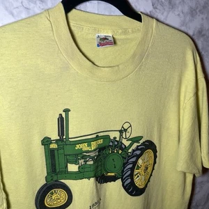 Vintage John Deere T Shirt Men’s Size L 1936 A Tractor Single Stitch - Picture 1 of 8