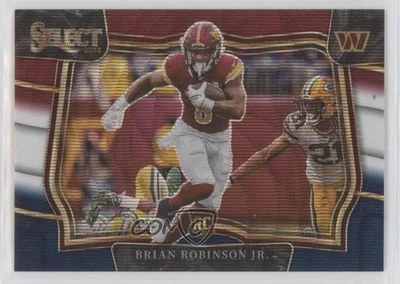 2022 Panini Select Field Level Tri-Color Prizm /75 Brian Robinson Jr Rookie RC - Image 1 of 2