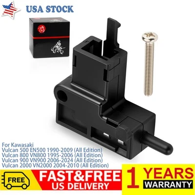 Left Clutch Lever Switch for Kawasaki Vulcan 500 800 900 2000 1990-24 27010-1268 - Imagem 1 de 4
