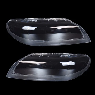 A Pair Front Left&Right Headlight Clear Lens Cover Shell For 2007-2016 Volvo S80 - Image 1 of 4