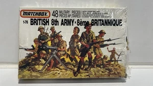 Matchbox 1/76 8º Ejército Británico Segunda Guerra Mundial 48 Soldados Kit #40905 De Colección. Caja abierta - Imagen 1 de 7
