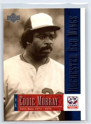 2001 Upper Deck Minors Centennial Eddie Murray Rochester Red Wings #28 - Image 1 of 2
