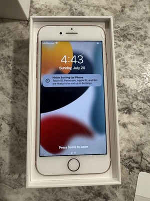 Apple iPhone7 128GB Buen Estado Desbloqueado Oro Rosa-pequeña esquina ver foto Foto 1 de 4