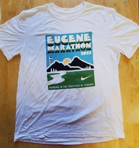 Nike Eugene Marathon 2022 Womens Large Size L Shirt T-Shirt Running Oregon - Picture 1 of 15