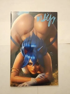 M House - RING RUNNER SONIC COVER Full Naughty Signed By Melinda You With (COA) - Picture 1 of 2