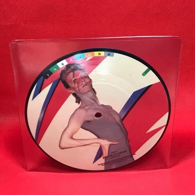 DAVID BOWIE The Jean Genie  1982 UK 7" vinyl Picture Disc single Ziggy Stardust - Image 1 of 2