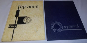 Pyramidenjahrbuch 1963 & 1965 vom Mt. Mount Vernon Community College Illinois IL - Bild 1 von 23