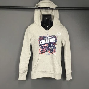 Sudadera con Capucha New England Patriots Mujer Pequeña NFL Fútbol Super Bowl LIII Campeones - Imagen 1 de 13
