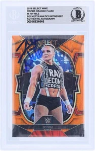 Ivy Nile WWE Autographed 2023 Panini Select Orange Flash Prizm #5 Beckett Card - Bild 1 von 1