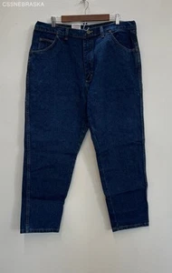 Wrangler Blue Wrangler Mens Rugged Wear Classic Fit Jeans Blue Denim Size - Picture 1 of 12