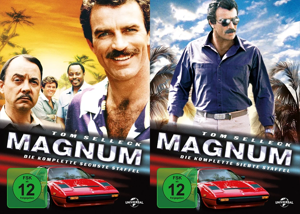 Magnum, P.I. - Series 6+7 (1980s) * Tom Selleck UK Compatible DVD Box Sets New - Image 1 of 1