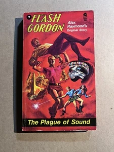 FLASH GORDON #2 : THE PLAGUE OF SOUND 1974 Avon FIRST PRINTING paperback NOVEL - Picture 1 of 3