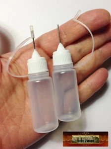 M01164 MOREZMORE 2 Steel Needle Tip 10 ml Dropper Squeeze Bottle Plastic - Picture 1 of 1