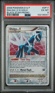 2008 POKEMON DIAMOND & PEARL BLACK STAR PROMO DP17 DIALGA LV.X-HOLO | PSA 6 - Picture 1 of 2