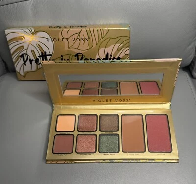 VIOLET VOSS Pretty in Paradise All in One Face & Eye Shadow Palette NEW - Image 1 of 4