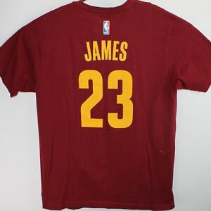 Maillot NBA NBA Lebron James #23 Adidas to go grand marron homme à manches courtes