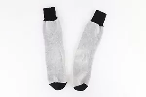 Vintage 70s Streetwear Blank Wool Knit Mountain Hiking Boot Socks Mens Large - Bild 1 von 5