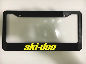 Ski Doo Ski-doo snowmobile Winter Recreation Send it Car License Plate Frame - Picture 1 of 2