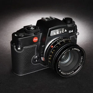 Handmade Genuine Leather Camera Cover Half Case For Leica R7 R5 R4 R3 R6/R6.2 - Picture 1 of 31