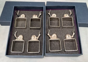 Mary Jurek Edelstahl SCHNECKE Serviettenring Halter 8er Set - Bild 1 von 3