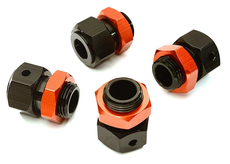 Billet Machined Wheel Adapter 24mm Hex (4) for Losi 1/5 Desert Buggy XL-E & 2.0 - Image 1 of 1