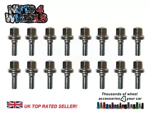 16 x Flat seat wheel bolts fit Genuine Peugeot 205 GTI alloys M12x1.25 - Picture 1 of 3