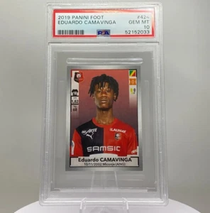 Eduardo Camavinga (Rookie Card) Panini Foot (PSA 10) - Picture 1 of 3