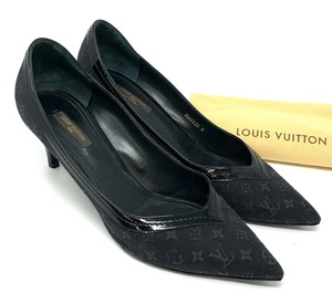 louis vuitton black heels