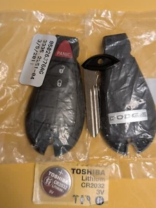 NEW OEM 2009 2010 DODGE JOURNEY 3 BUTTON REMOTE KEY FOB IYZ-C01C 56046707  - Picture 1 of 4