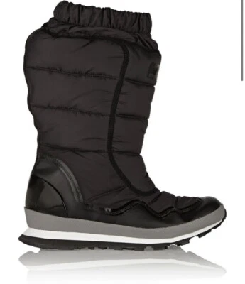 💯 % Auth OrthoLite® O-Therm™ Stella McCartney Kattegat Black Winter Boot Us 9 - Image 1 of 4