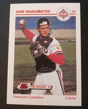 1991 Impel Line Drive Vancouver Canadians Don Wakamatsu #648