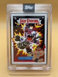 2022 Topps X Ermsy Garbage Pail Kids Jolted Joel Ugly Stickers Artist Proof /49 - Picture 1 of 2