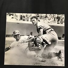 1972 Bill Freehan Detroit Tigers Chris Chambliss Cleveland Indians Press Photo