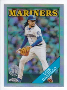 2023 Topps Chrome #88BC-13 LUIS CASTILLO 1988 Topps 35th Anniversary Insert - Picture 1 of 4