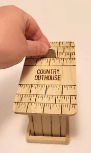Exploding Outhouse Gag Prank Gift Home Made Wooden Craft Popular Poplar Toys NEW - Picture 1 of 6