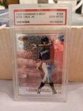 1997 Bowman Best Jose Cruz Jr PSA 10