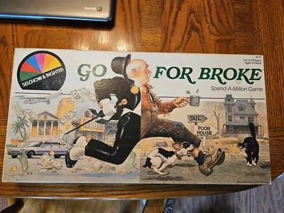 GO FOR BROKE Family Board Game 1965 Selchow & Righter - New! Never Been Played - Image 1 of 4